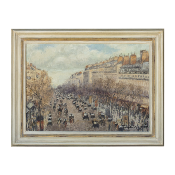 Horse Drawn Carriages Oil Painting