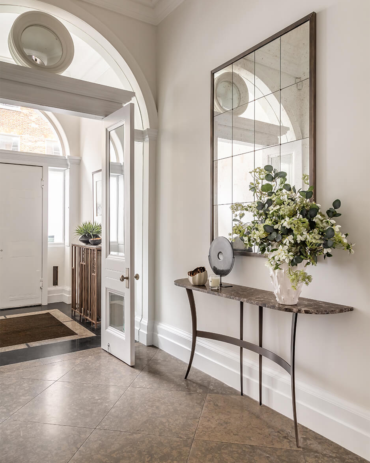 Emma Tutill Interior Design - Entrance Hall Mirror – Patrick Ireland Frames