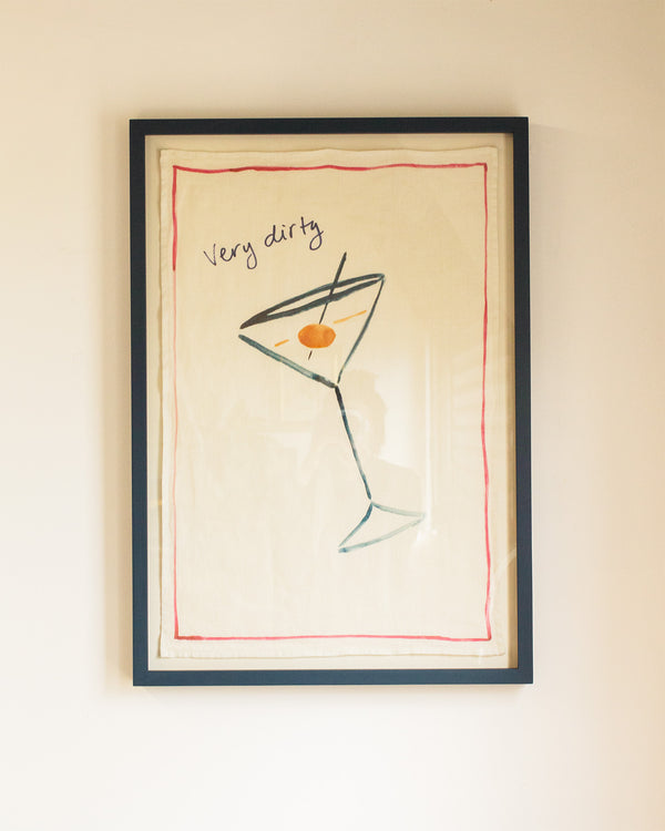 Very Dirty Tea towel