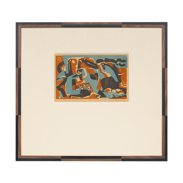 Woodcut Print by Lars Inge Sigvard Engström